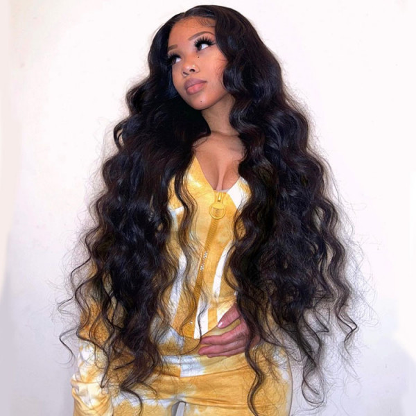 Benita Hair Custom Verisimilar Clean Hairline Body Wave Virgin Human Hair 13x6 Big Full Lace Front Wigs in 180%, 200%, 250% High Density