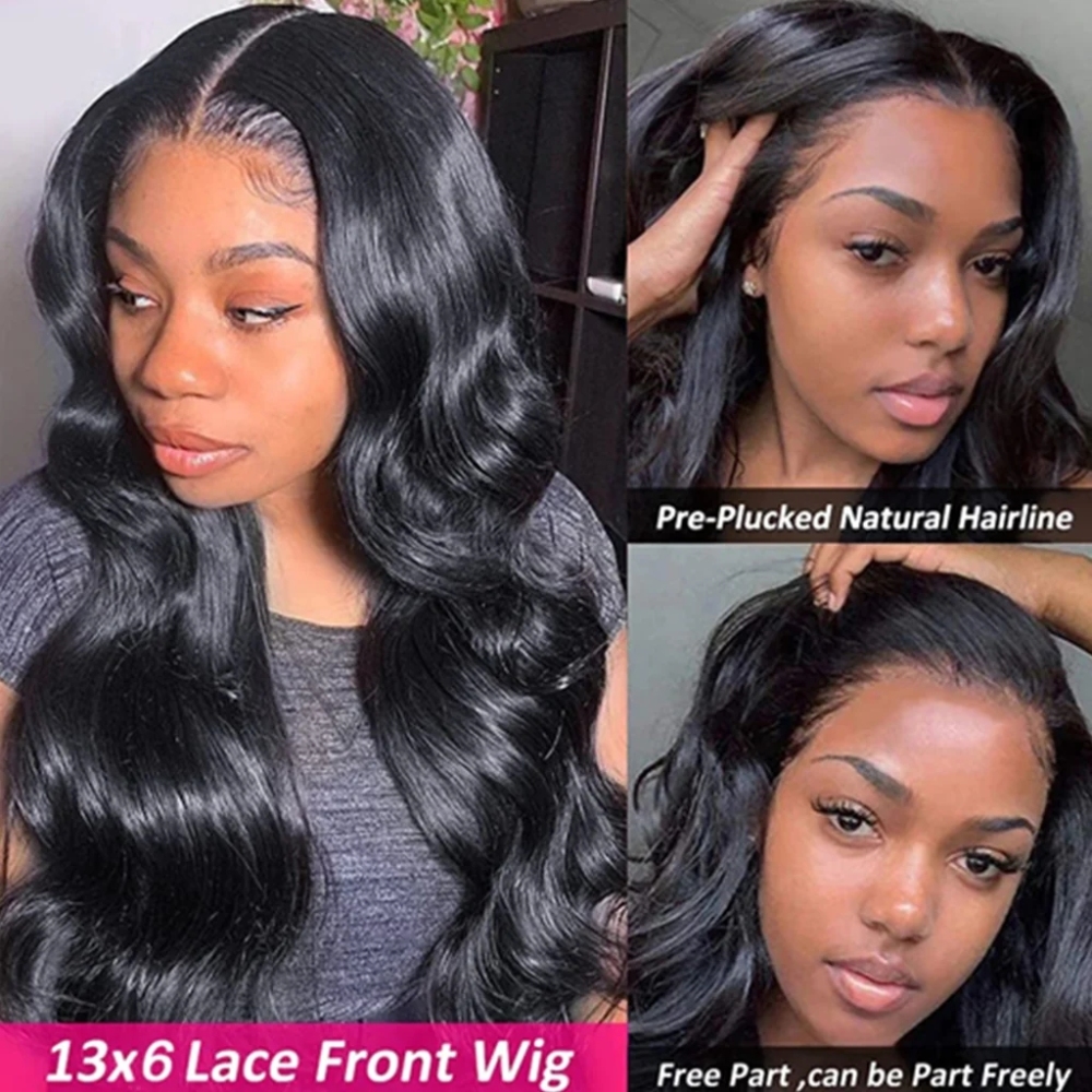 Benita Hair Custom Verisimilar Clean Hairline Body Wave Virgin Human Hair 13x6 Big Full Lace Front Wigs in 180%, 200%, 250% High Density