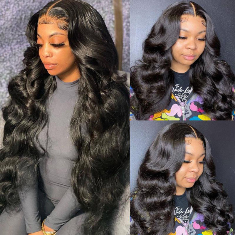 Benita Hair 13x4/ 13x6 Pre-plucked Natural Hairline Body Wave HD Lace Frontal Virgin Human Hair Wigs For Black Women