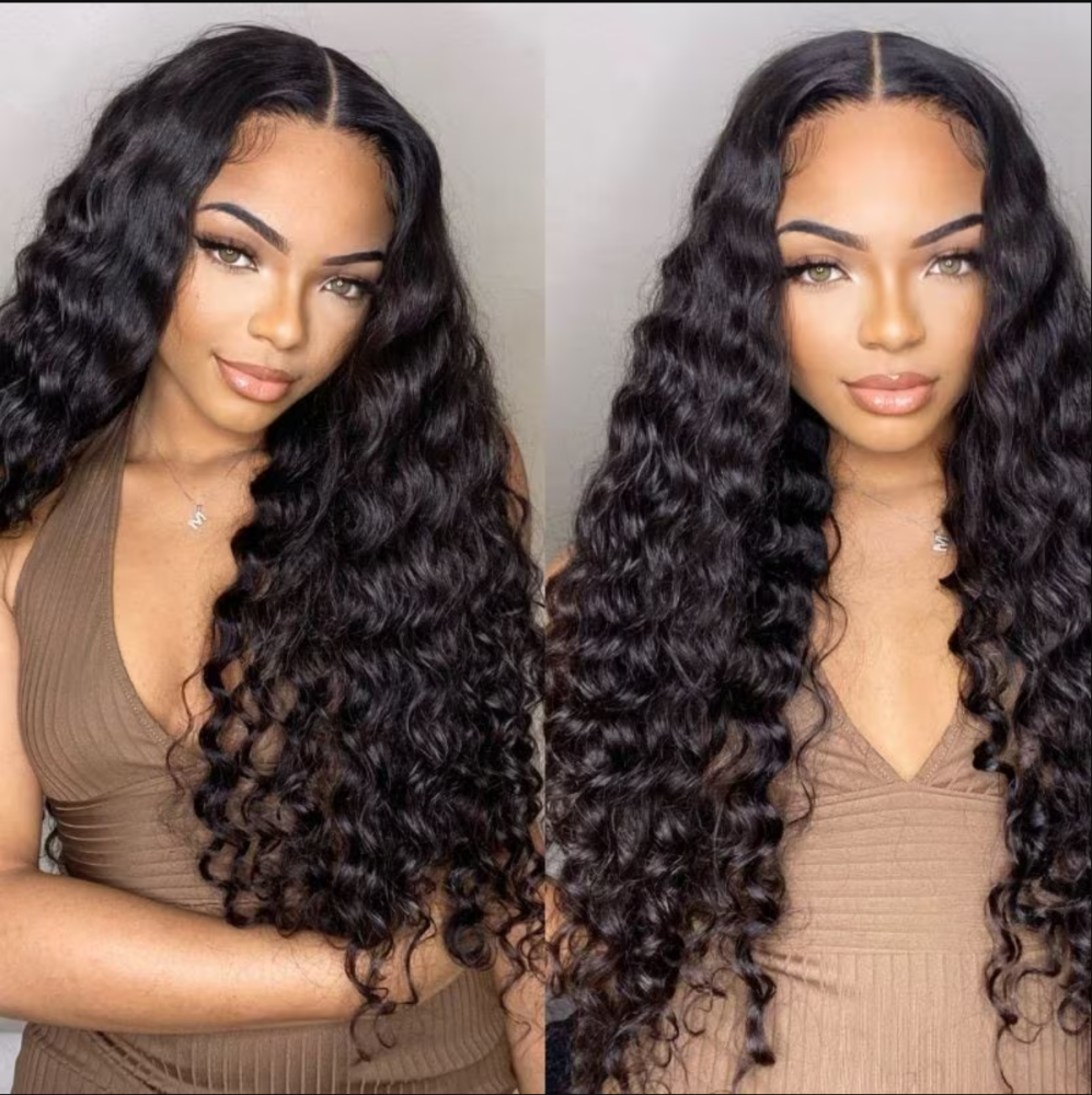 Benita Hair Free Part Virgin Human Hair Deep Wave 13x4 13x6 HD Full Lace Frontal Human Hair WIgs !50% 180% 200% 250% Density