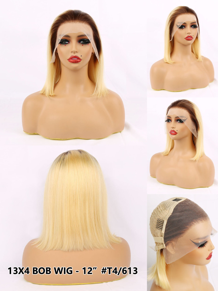 Benita Hair 180% Density Top Quality 13x4 Transparent Lace Frontal Bob Hair Wig
