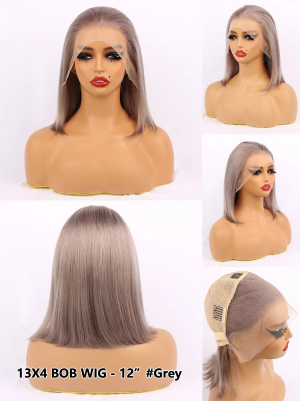 Benita Hair 180% Density Top Quality 13x4 Transparent Lace Frontal Bob Hair Wig