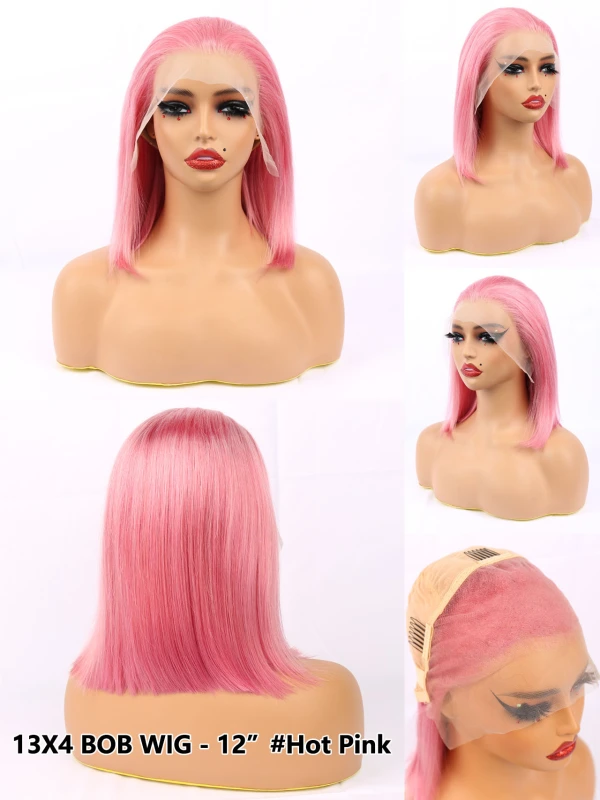 Benita Hair 180% Density Top Quality 13x4 Transparent Lace Frontal Bob Hair Wig