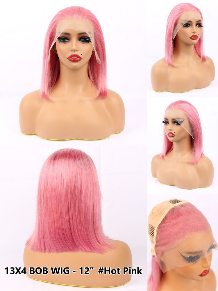 Benita Hair 180% Density Top Quality 13x4 Transparent Lace Frontal Bob Hair Wig