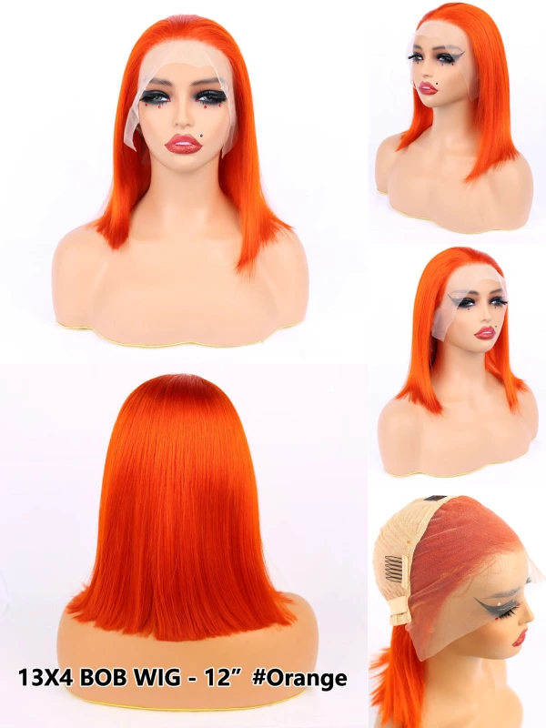 Benita Hair 180% Density Top Quality 13x4 Transparent Lace Frontal Bob Hair Wig