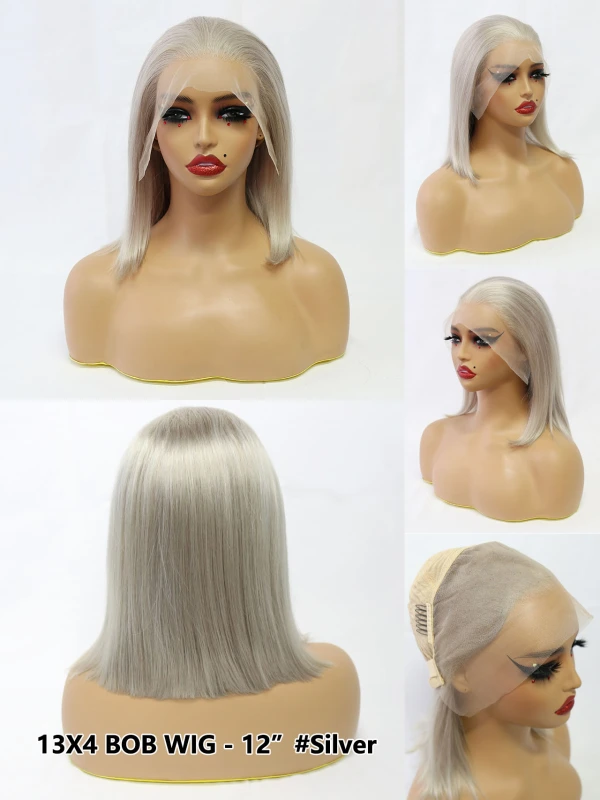 Benita Hair 180% Density Top Quality 13x4 Transparent Lace Frontal Bob Hair Wig