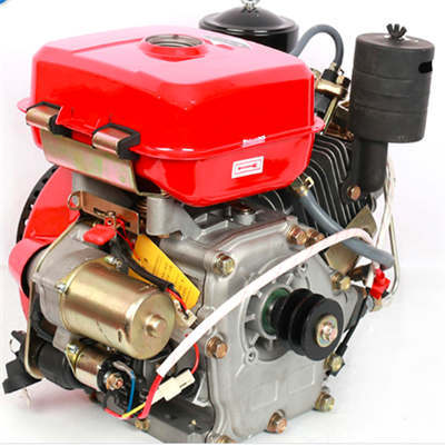 WSE168F 3HP 196CC 4 Stroke Small Air Cool Diesel Engine W/ Electric Starter and Key Switch for All Types of Applications