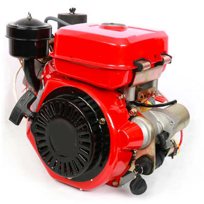 WSE168F 3HP 196CC 4 Stroke Small Air Cool Diesel Engine W/ Electric Starter and Key Switch for All Types of Applications