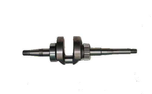 Crank Shaft Assy. 10mm Dia. Thread Output W/ Bearing and Gear Fits for China Model 152F 2.5HP Small Gasoline Engine