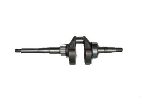 Crank Shaft Assy. 10mm Dia. Thread Output W/ Bearing and Gear Fits for China Model 152F 2.5HP Small Gasoline Engine