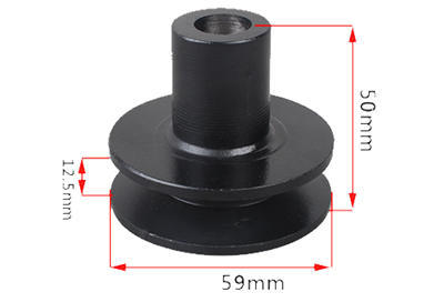 Pulley Belt Wheel Fits For 152F 2.5HP Small Gasoline Engine with 10mm Thread Output Shaft
