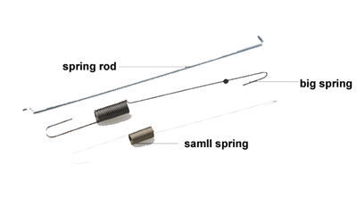 Throttle Springs and Rod Kit Fits for China 168F 170F GX160 GX200 163CC~212CC 5.5hp~7.5hp Small Gas Engine