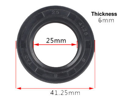 2XPC Crankshaft Oil Seal Fits for China 168F 170F GX160 GX200 163CC~212CC 5.5hp~7.5hp Small Gas Engine