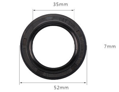 2XPCS Crankshaft Oil Seal Fits for China 182F 188F 190F GX340 GX390 GX420 11HP~16HP Small Gasoline Engine