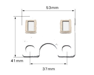 2XPCS Push Rod Guide Fits for China 182F 188F 190F GX340 GX390 GX420 11HP~16HP Small Gasoline Engine