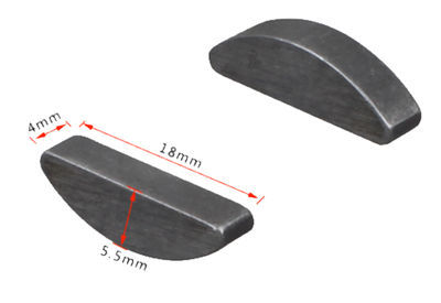 5XPCS Flywheel Slot Key Fits for China 182F 188F 190F GX390 GX420 11HP~16HP Small Gasoline Engine