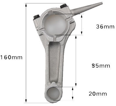 Connecting Rod Assy. Fits for China 188F 190F GX390 GX420 13HP~16HP Small Gasoline Engine