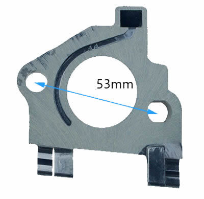 Carburetor Insulator Plate(Manual Throttle Type) fits for China 182F 188F 190F GX390 GX420 11HP~16HP Small Gasoline Engine