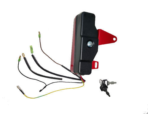 Electric Start Switch Box(Normal Type) With Keys Fits For 168F 170F GX140 GX160 GX200 OR Similar Clone 163CC 212CC Small Gasoline Engine