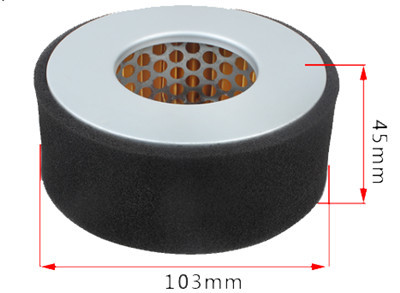 Round Air Filter Fits for China Model 170F 173F 178F 4HP 5HP 6HP 211CC~296CC Small Air Cooled Diesel Engine