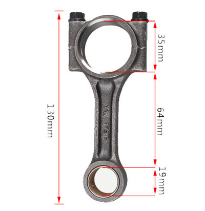 Connecting Rod Conrod Assy. Fits for China Model 173F 5HP 247CC Small Air Cooled Diesel Engine