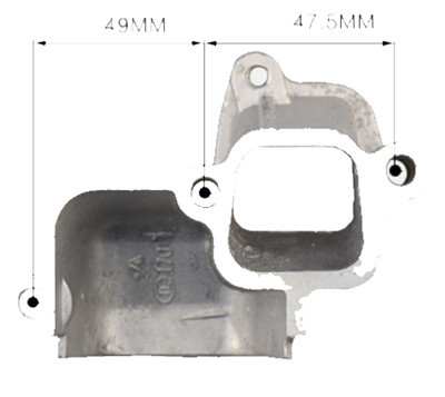 Intake Bend Fits for China Model 170F 173F 4HP 5HP 211CC~247CC Small Air Cooled Diesel Engine