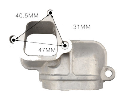Intake Bend Fits for China Model 170F 173F 4HP 5HP 211CC~247CC Small Air Cooled Diesel Engine