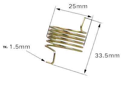 Throttle Spring Kit(3 PC Spring Pack)Fits for China Model 170F 173F 178F 4HP 5HP 6HP 211CC~296CC Small Air Cooled Diesel Engine