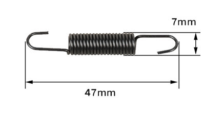 Throttle Spring Kit(3 PC Spring Pack)Fits for China Model 170F 173F 178F 4HP 5HP 6HP 211CC~296CC Small Air Cooled Diesel Engine