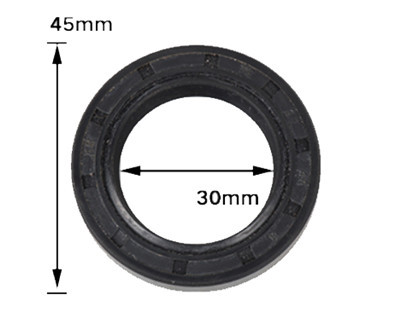 2XPCS Crankshaft Oil Seal Fits for China Model 178F 6HP 296CC Small Air Cooled Diesel Engine