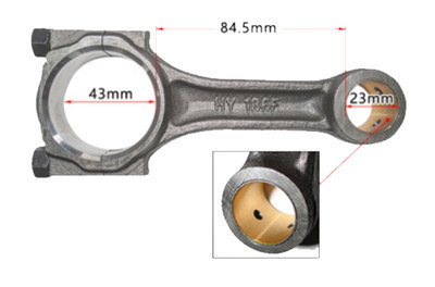 Connecting Rod/Conrod Assy. Fits for China Model 186F 186FA 9HP Small Air Cooled Diesel Engine