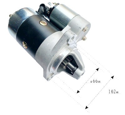 Electric Starter Motor 1.2KW 8 Teeth 3600 RPM (Type A) Fits for China Model 186F 186FA 9HP Small Air Cooled Diesel Engine