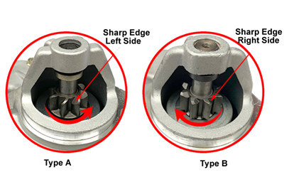Electric Starter Motor 1.2KW 8 Teeth 3600 RPM (Type A) Fits for China Model 186F 186FA 9HP Small Air Cooled Diesel Engine