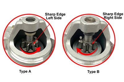 Electric Starter Motor 1.2KW 12V 8 Teeth 1800 RPM (Type B) Fits for China Model 186F 186FA 9HP Small Air Cooled Diesel Engine