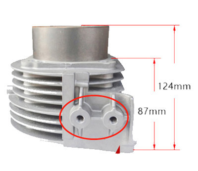 Split Type Cylinder Block Model1 Fits for China Model 186F 9HP Small Air Cooled Diesel Engine