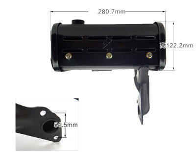 Muffler Silencer Assy. Fits for China Model 186F 186FA 188F 9HP-11HP Small Air Cooled Diesel Engine