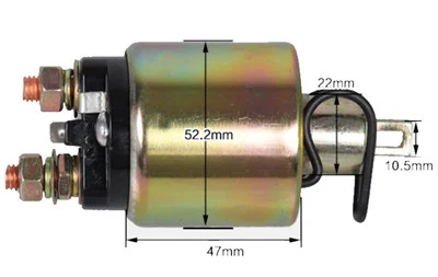 Starter Motor Relay(Type A) Fits for China Model 186F 186FA 188F 9HP-11HP Small Air Cooled Diesel Engine