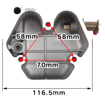 Valve Cover Assy. Fits for China Model 186FA 188F 10HP-11HP Small Air Cooled Diesel Engine