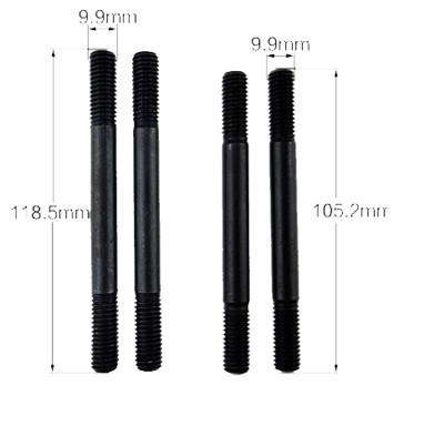 Cylinder Head Mounting Bolts Kit(4 PC) Fits for China Model 188F 190F 11HP Small Air Cooled Diesel Engine