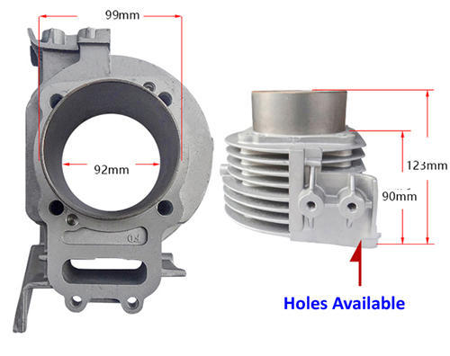Split Cylinder Block Type B For Model 192F 12HP 499cc Small Air Cooled Diesel Engine