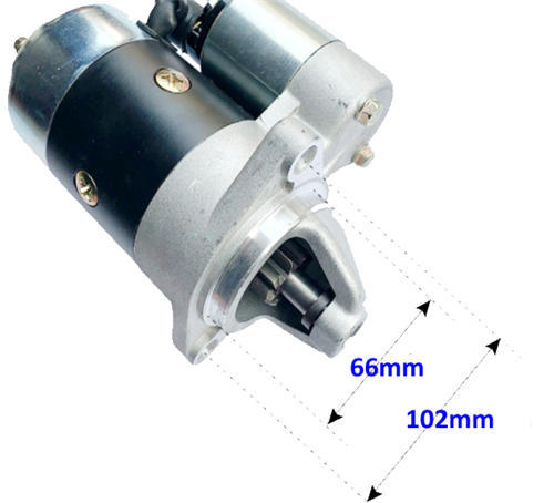 Big Power 1.6KW 12V 8T. Start Motor For Model 192F 195F 198F 1100F Single Cylinder Small Air Cooled Diesel Engine