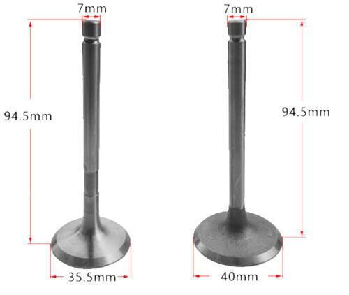 Intake And Exhaust Valves Kit For Model 192F 12HP 499cc Small Air Cooled Diesel Engine
