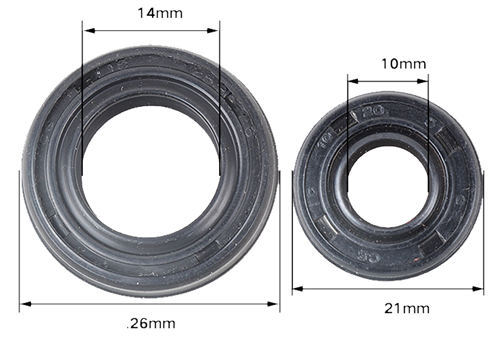 2XPCS Crankshaf Oil Seal Fits for China Model 140 GX35 04 Stroke 35.4CC Small Air Cooled Gasoline Engine