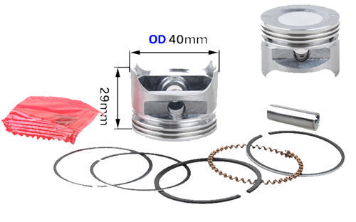 Piston And Rings Kit Fits for China Model 140 35.4CC 04 Stroke Small Air Cooled Gasoline Engine