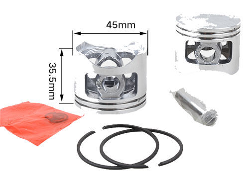 Piston And Rings Kit Fits For Model 5200 52CC Small Handy Air Cooled Gasoline Chainsaw