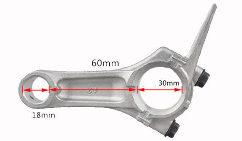 Connecting Rod Conrod Assy. 30MM Big Hole Fits for China Model 168FD 170FD 3HP/3.5HP Air Cool Diesel Engine