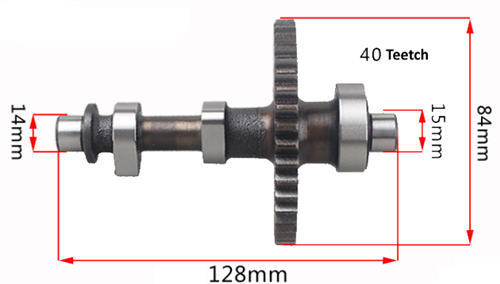 Steel Camshaft For China Model 168FD 170FD 3HP/3.5HP Small Air Cool Diesel Engine