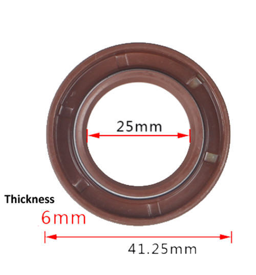 2XPCS Crankshaft Oil Seal For China Model 168FD 170FD 3HP/3.5HP Small Air Cool Diesel Engine