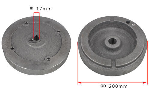 Flywheel Manual Type For China Model 168FD 170FD 3HP/3.5HP Small Air Cool Diesel Engine