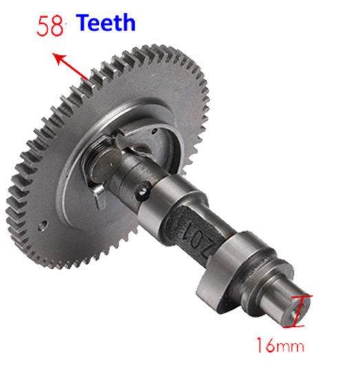 Steel Camshaft Fits For Yamah Model MZ360 185F EF6600 Generator Parts